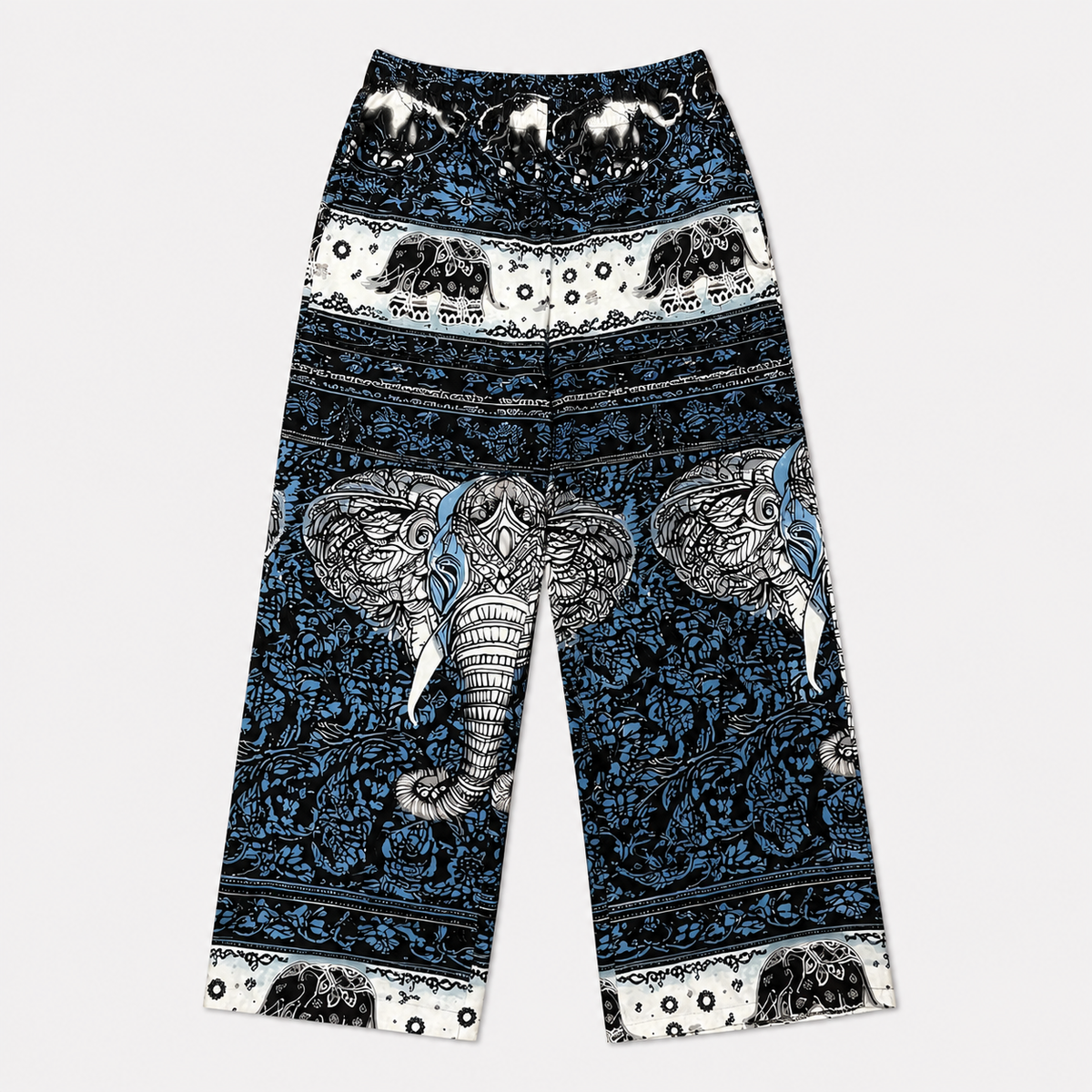 Ocean Blue Big Elephant Pants