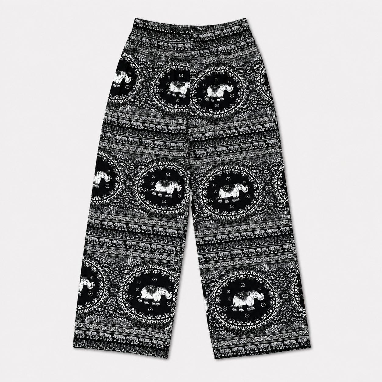 Midnight Elephant Print Pants