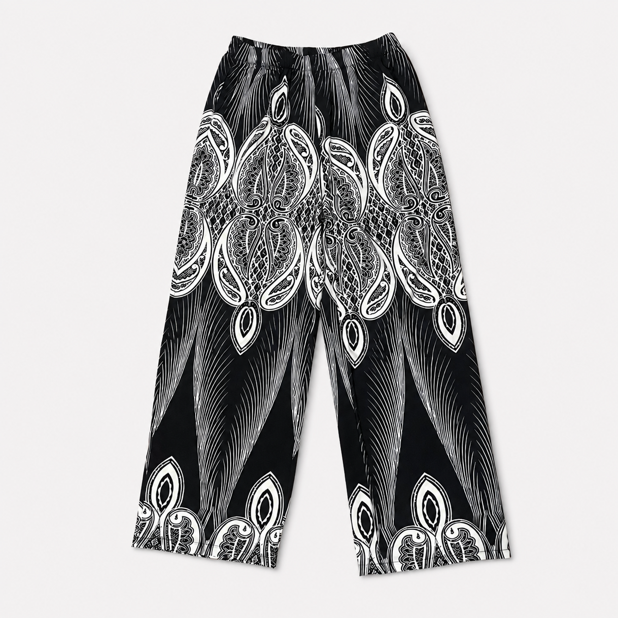 Onyx African Print Boho Pants